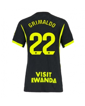 Billige Fotballdrakt Atletico Madrid Alejandro Grimaldo #22 Replika Bortedrakt Dame 2026-27 Kortermet